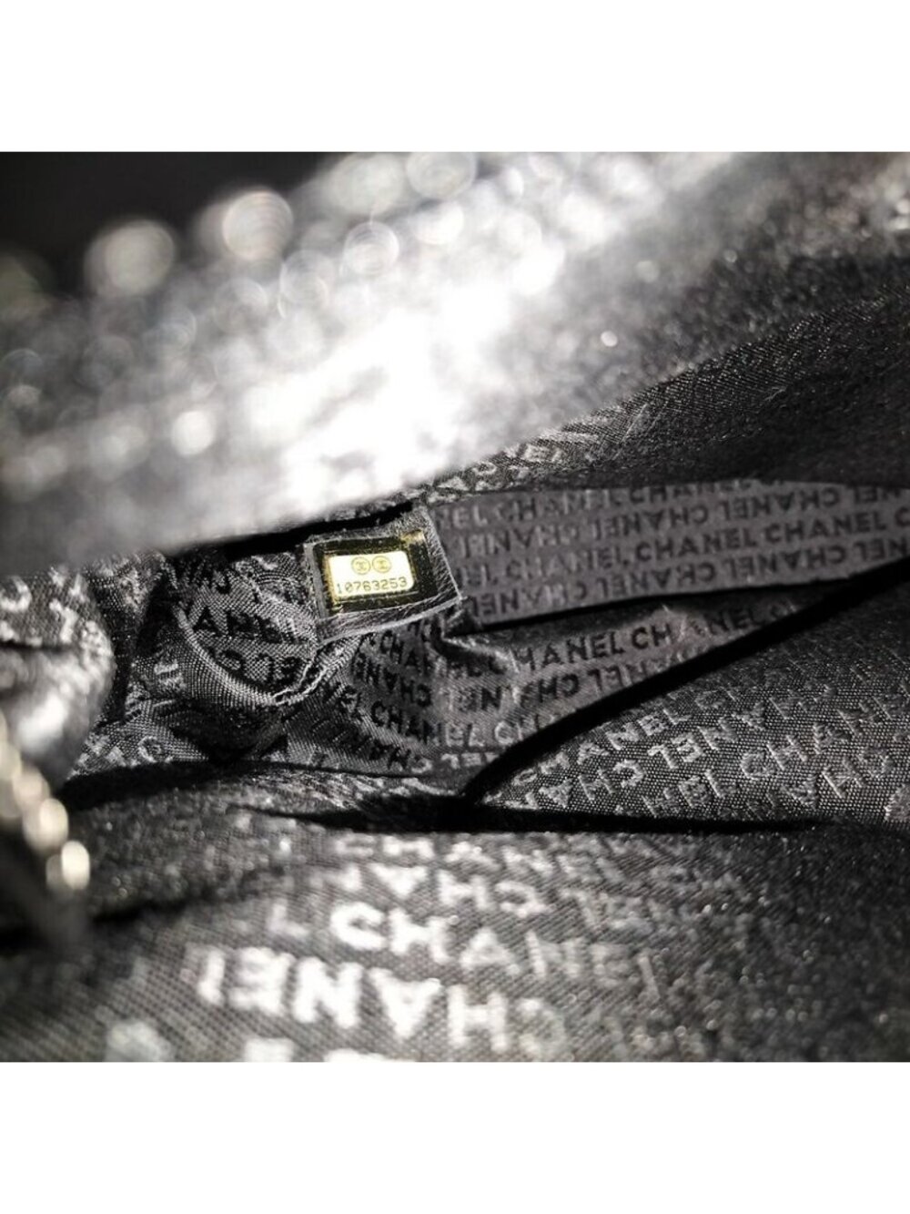 Chanel Executive Tote Handbag 2.55 Lambskin Black - Picture 9 of 10